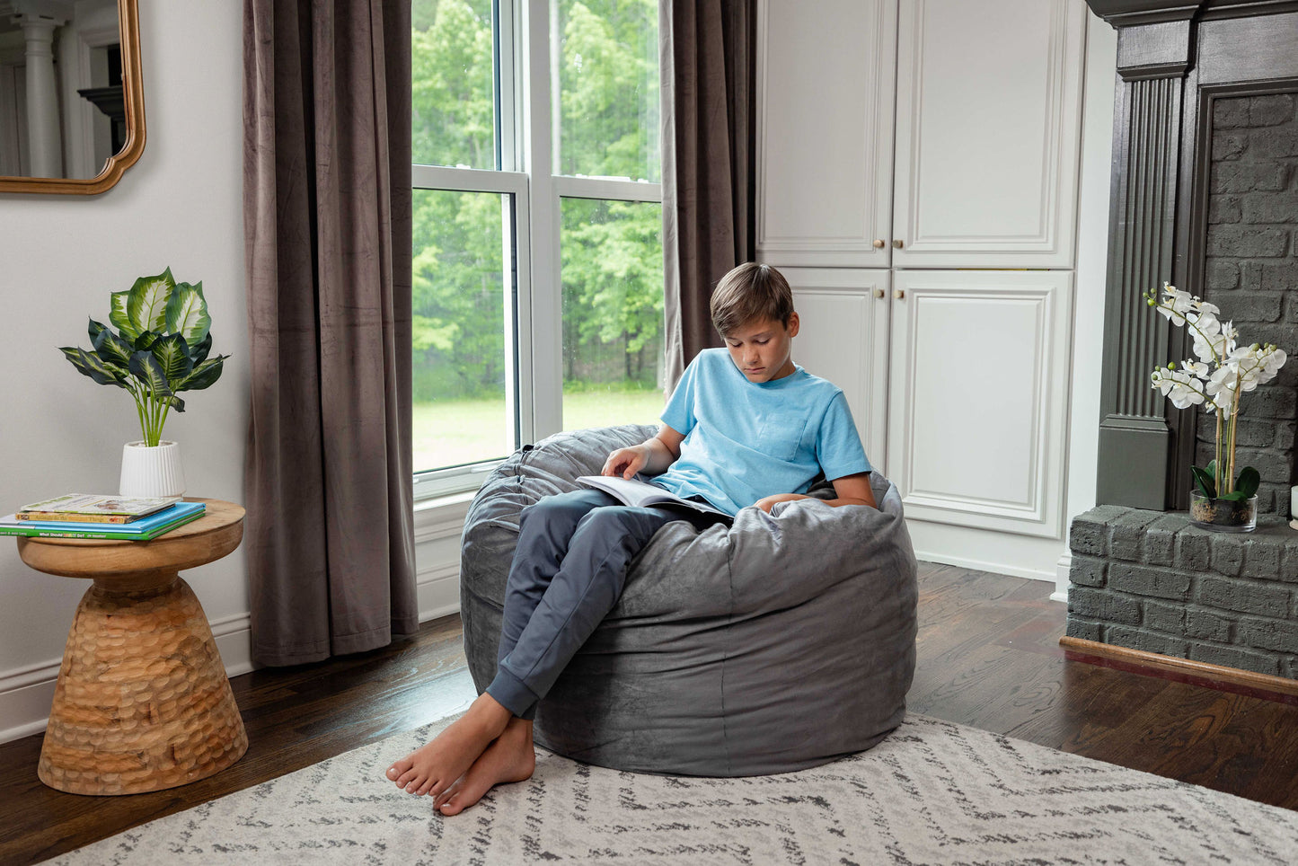 Cozy Sack City - Medium Memory Foam Filled Bean Bag