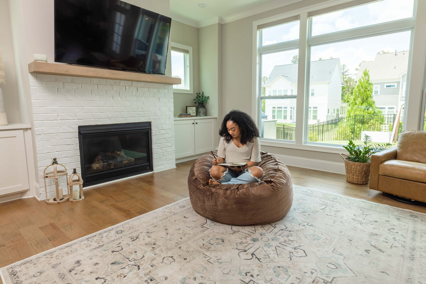 Cozy Sack Home - Medium Memory Foam Filled Bean Bag