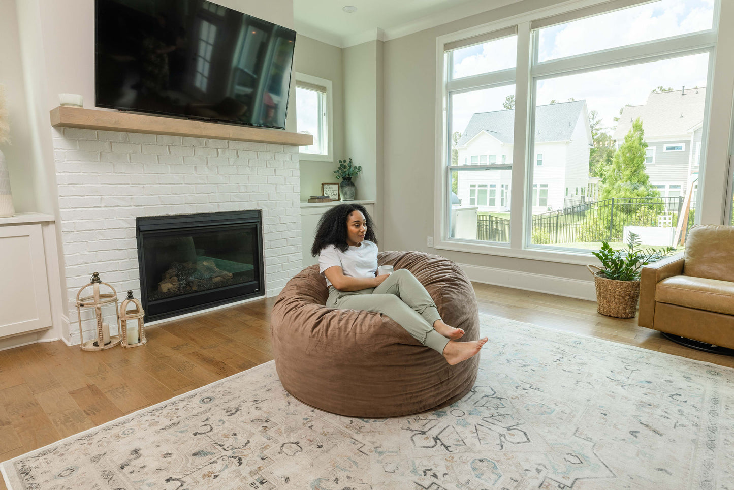 Cozy Sack Home - Large Memory Foam Filled Bean Bag