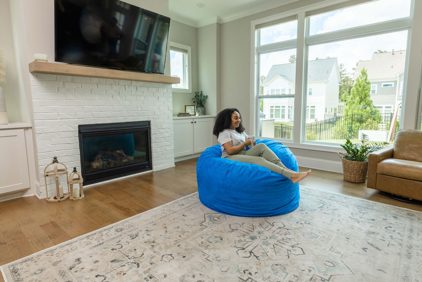Cozy Sack Home - Large Memory Foam Filled Bean Bag