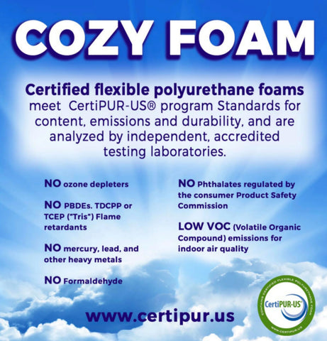 COZY FOAM Premium Foam 10 lbs