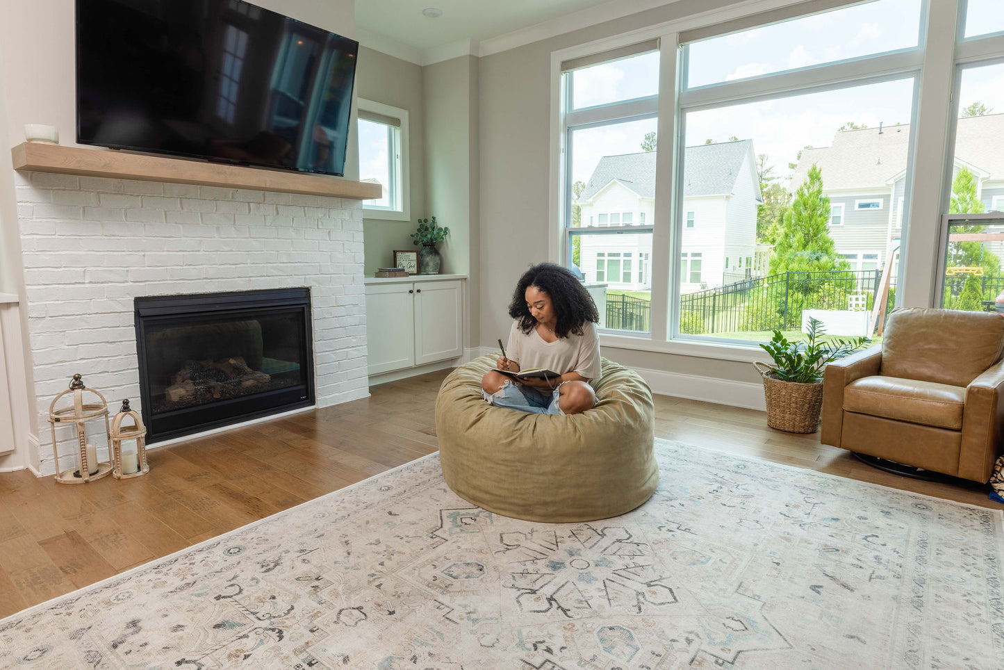 Cozy Sack Home - Medium Memory Foam Filled Bean Bag