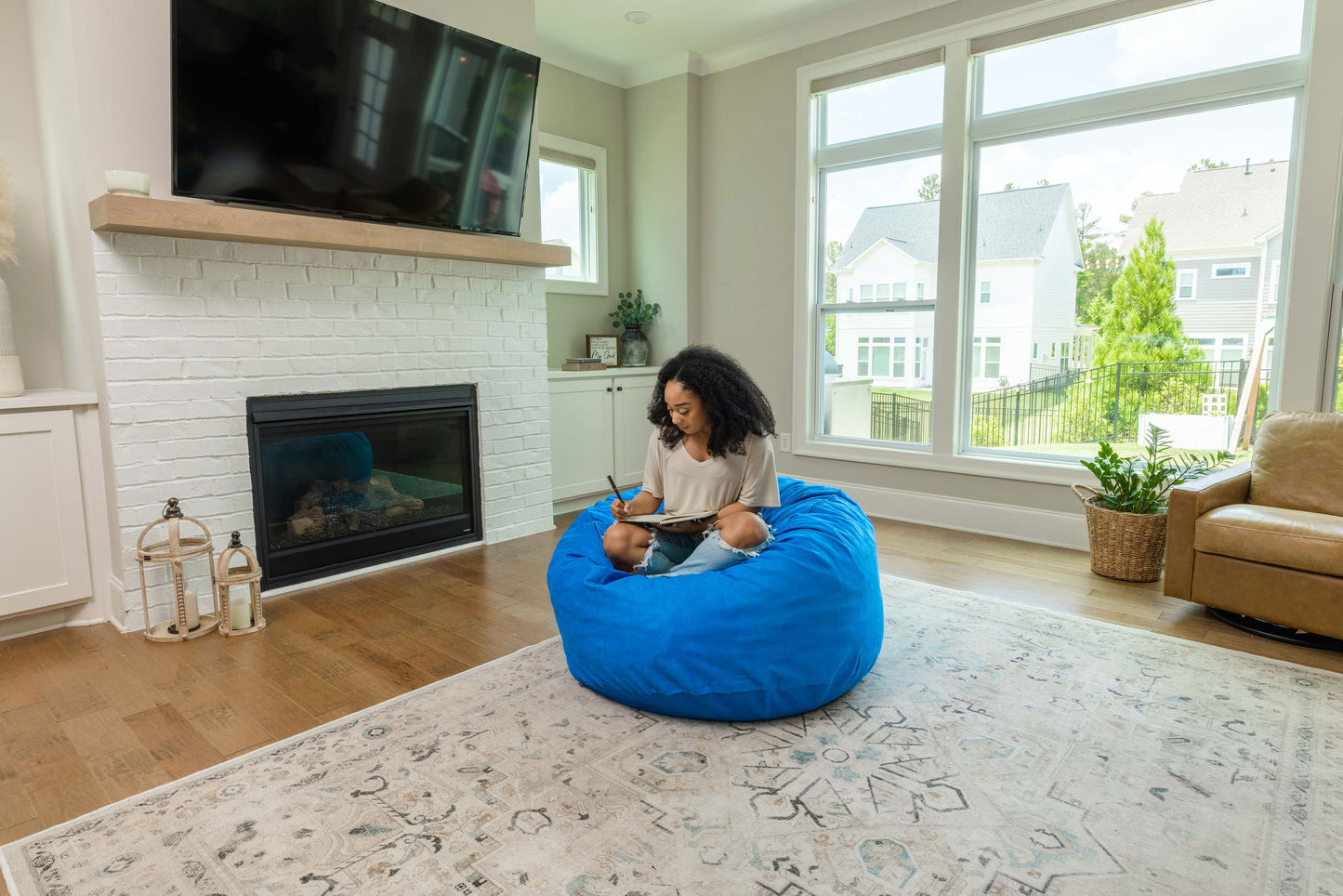 Cozy Sack Home - Medium Memory Foam Filled Bean Bag