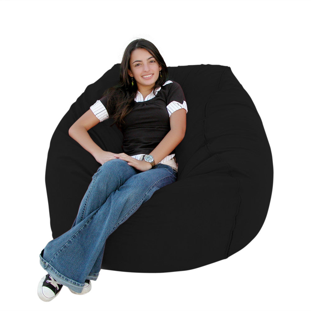 Bean Bag Chair Large 3 Foot Cozy Sack Premium Foam Filled Liner