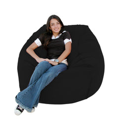 Black bean bag chair