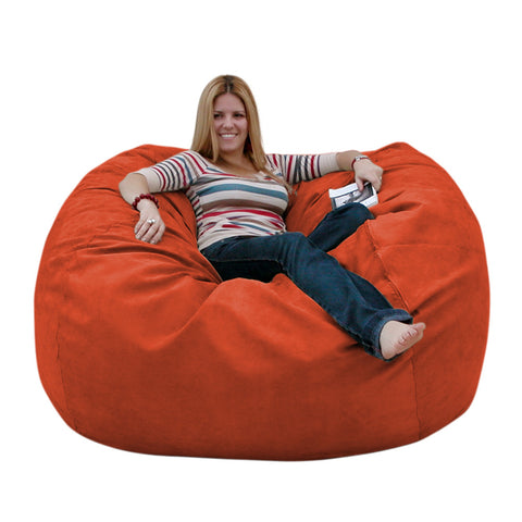 Bean Bag Chair Large 5 Foot Cozy Sack Premium Foam Filled Liner