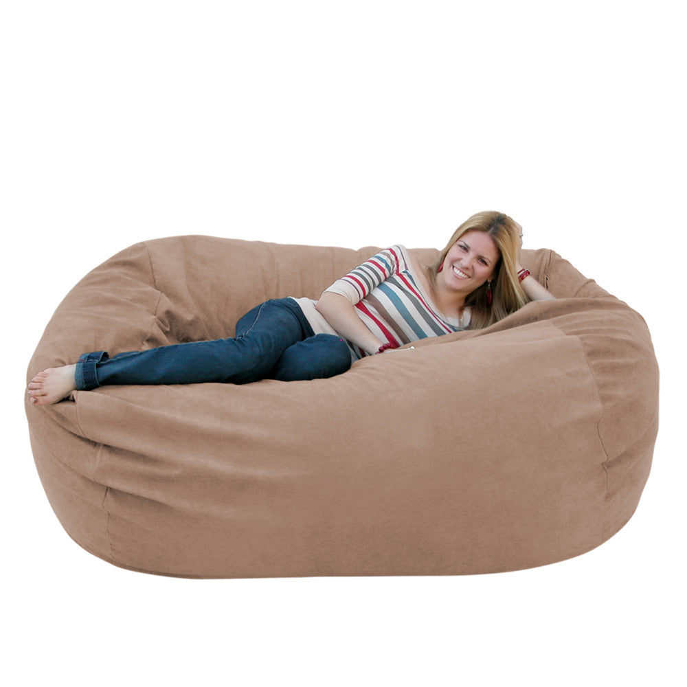 Bean Bag Chair Large 6 Foot Cozy Sack Premium Foam Filled Liner