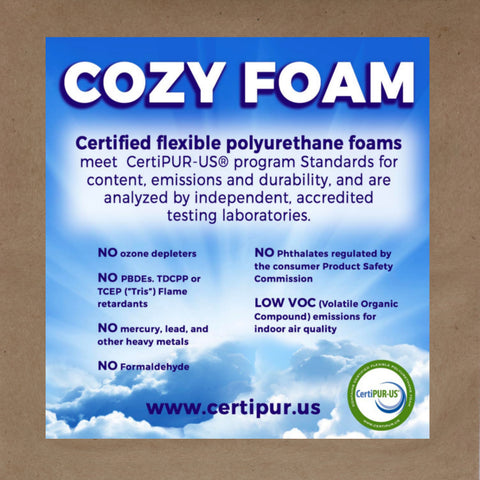 COZY FOAM Premium Foam 10 lbs